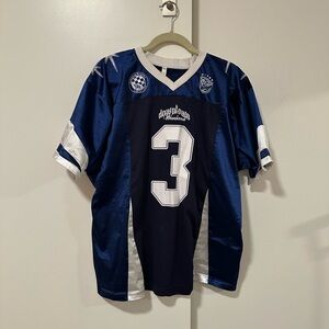 Blue and White Women's Sports Jersey